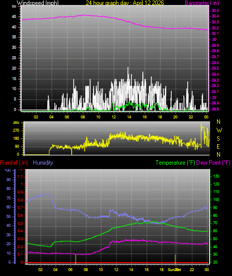 24 Hour Graph for Day 12