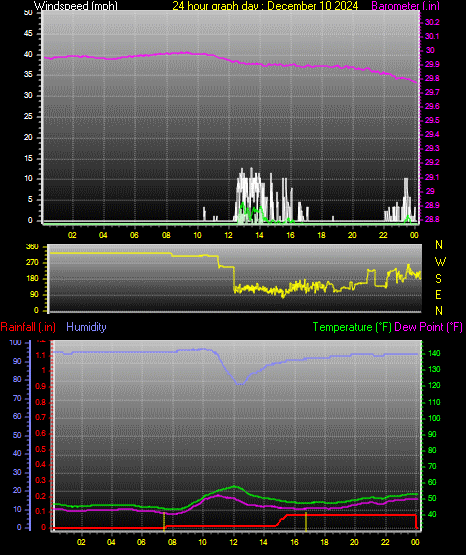 24 Hour Graph for Day 10