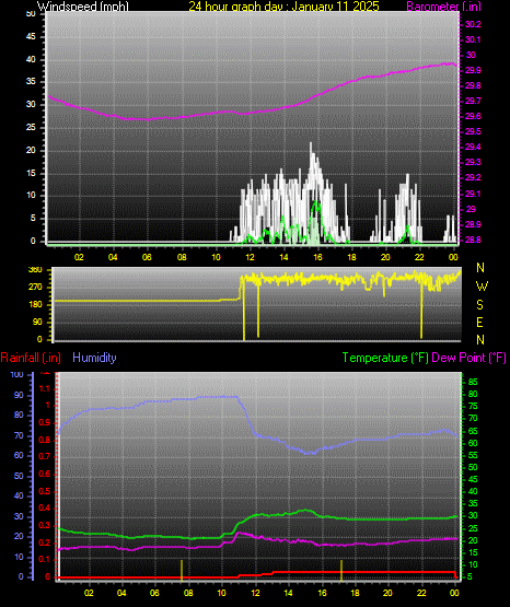 24 Hour Graph for Day 11