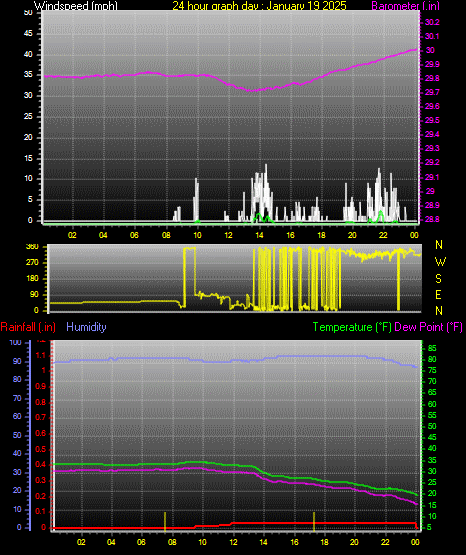 24 Hour Graph for Day 19