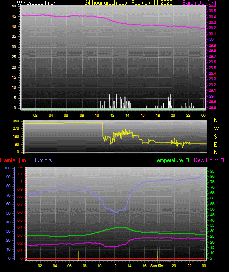 24 Hour Graph for Day 11