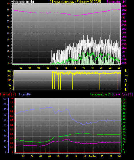 24 Hour Graph for Day 20