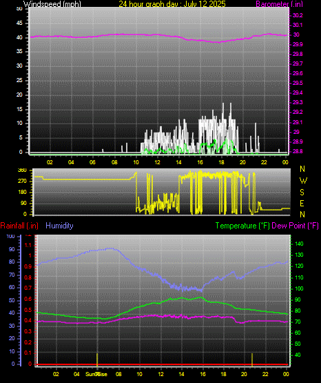 24 Hour Graph for Day 12