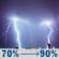 Tonight: Rain showers likely before 11pm, then showers and thunderstorms. Cloudy, with a low around 50. East wind 3 to 10 mph, with gusts as high as 23 mph. Chance of precipitation is 90%. New rainfall amounts between a quarter and half of an inch possible. Tonight: Showers And Thunderstorms